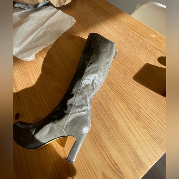 NINE WEST Knee High Leather Boots - Picture 9 of 16